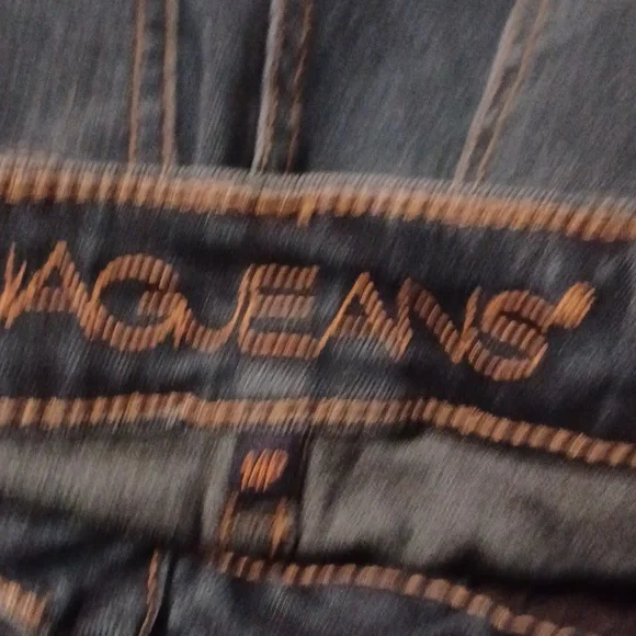 JAG jeans midrise boot leg sz. 14R Dark wash.
10” rise. 29” inseam 16”waist - Picture 8 of 11